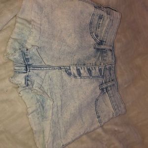 a&f jean shorts
